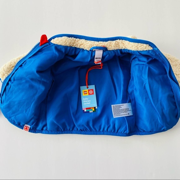 Lego | @ Contrast Sherpa Zip-up Fleece Jacket NWT NB - Picture 5 of 8